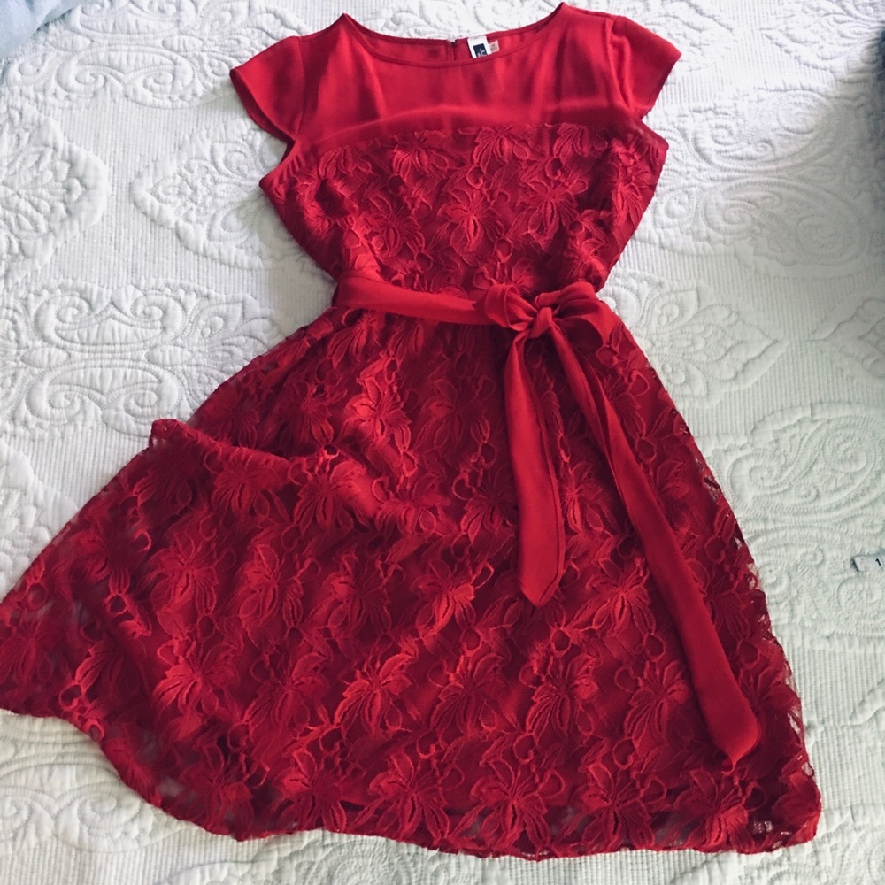 Red Lace Dress